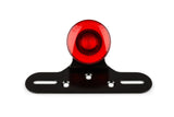 Taillight LED Circular Red with license plate holder