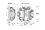 LED Mini Headlight Koso Xenith D.181mm