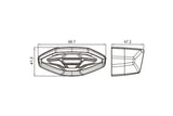 LED Tail Light Koso GT-04 Smoke