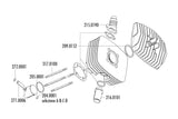 Piston Polini 80 S.6000 Minarelli P6 - size C 47,955mm
