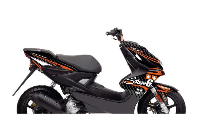 Grafikpaket Yamaha Aerox före 2013 Stage6 Orange