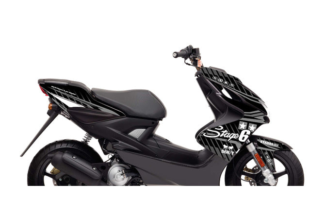 Grafikpaket Yamaha Aerox före 2013 Stage6 Svart