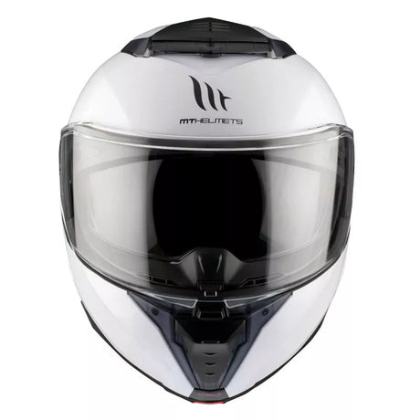 Flip-up Hjälm MT Helmets Atom 2 SV – Blankvit (Glossy White) – produktbild 3