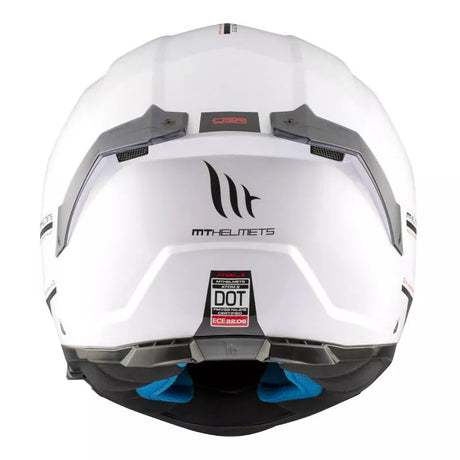 Flip-up Hjälm MT Helmets Atom 2 SV – Blankvit (Glossy White) – produktbild 5
