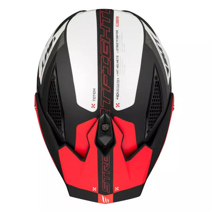 Flip-Up Hjälm MT Helmets Streetfighter SV S Totem – Grå / Röd