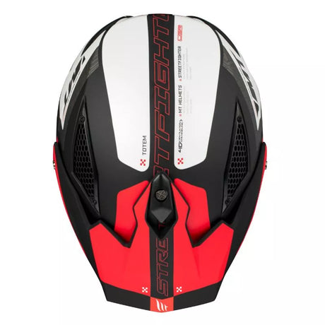 Flip-Up Hjälm MT Helmets Streetfighter SV S Totem – Grå / Röd – produktbild 5