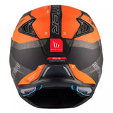 Flip-Up Hjälm MT Helmets Streetfighter SV S Totem – Grå / Orange