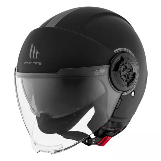 Open Face Hjälm MT Helmets Viale SV S – Matt Svart