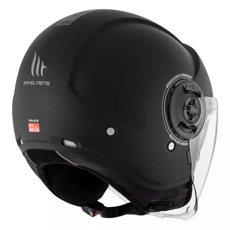 Open Face Hjälm MT Helmets Viale SV S – Matt Svart – produktbild 4