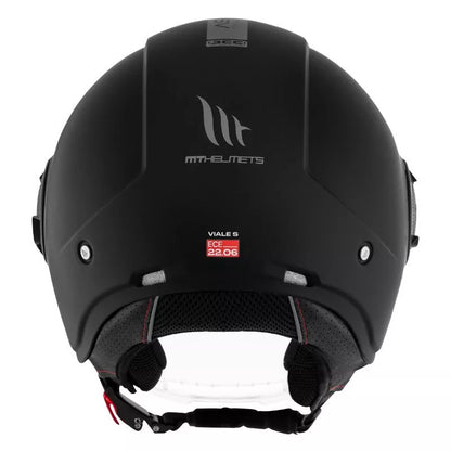 Open Face Hjälm MT Helmets Viale SV S – Matt Svart