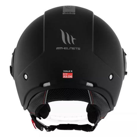 Open Face Hjälm MT Helmets Viale SV S – Matt Svart – produktbild 5