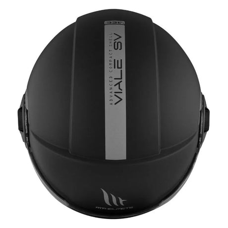 Open Face Hjälm MT Helmets Viale SV S – Matt Svart – produktbild 6