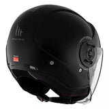 Öppen Hjälm MT Helmets Viale SV S – Blank Svart (Glossy Black)