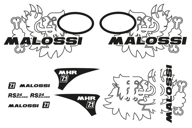 Dekalset Malossi Trophy Vespa Primavera / Sprint