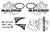 Decal Kit Malossi Trophy Vespa Primavera / Sprint