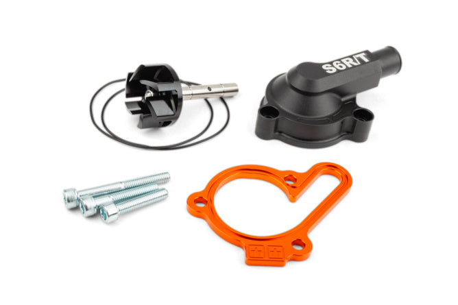 Vattenpump med hög flödeskapacitet och kåpa Stage6 R/T Orange Derbi Euro 3 / Euro 4