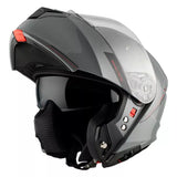 Flip-up Hjälm MT Helmets GENESIS – Blankgrå (Glossy Grey)