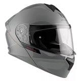 Flip-up Hjälm MT Helmets GENESIS – Blankgrå (Glossy Grey)