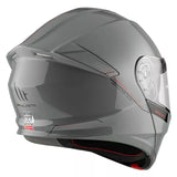 Flip-up Hjälm MT Helmets GENESIS – Blankgrå (Glossy Grey)