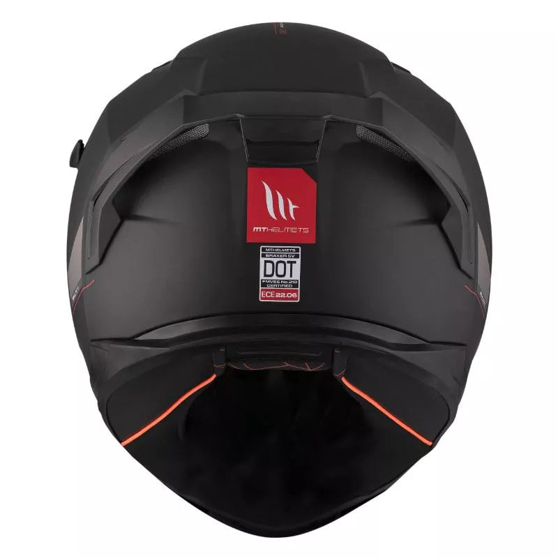 Integralhjälm MT Helmets Braker A1 – Matt Svart