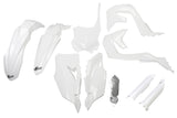 Plastic Kit with fork guards Kawasaki KX after 2019 UFO white