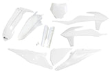 Plastic Kit with fork guards KTM SX / SX-F 2019-2022 UFO white OEM