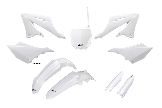 Plastkit med Gaffelskydd YZ 125 / 250 efter 2022 UFO vit