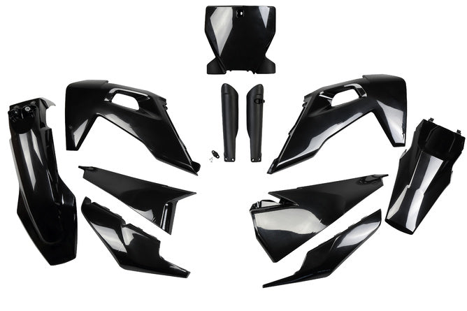 Plastkit med teleskopskydd Husqvarna TC / FC efter 2019 UFO svart