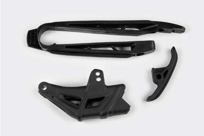 Kedjeslider / Swingarm Slider Set KTM SX / EXC 2007-2010 svart UFO