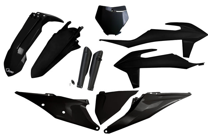 Plastkit med gaffelkydd KTM SX / SX-F 2019-2022 UFO svart