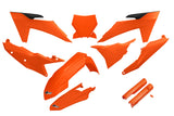 Plastic Kit with fork guards KTM after 2023 orange