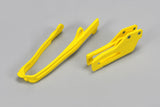 Chain Guide / Swingarm Slider Set Suzuki RM-Z 450 2007 yellow UFO