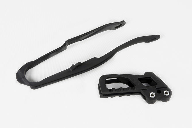 Kedjeslider / Swingarm Slider Set Honda CR 125 / 250 2000-2004 svart