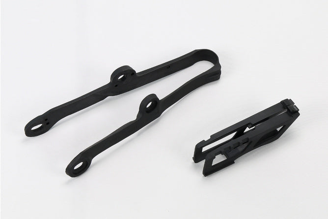 Chain Slider / Swingarm Slider Set Kawasaki KXF 250 / 450 2009-2016 svart