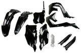 Plastic Kit with fork guards Kawasaki KX after 2019 UFO black
