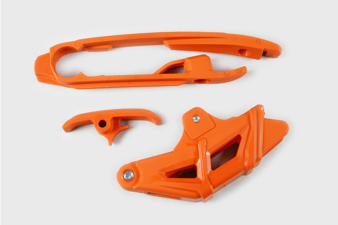 Kedjeslider / Swingarm Slider Set KTM SX / SXF 2016-2022 orange UFO