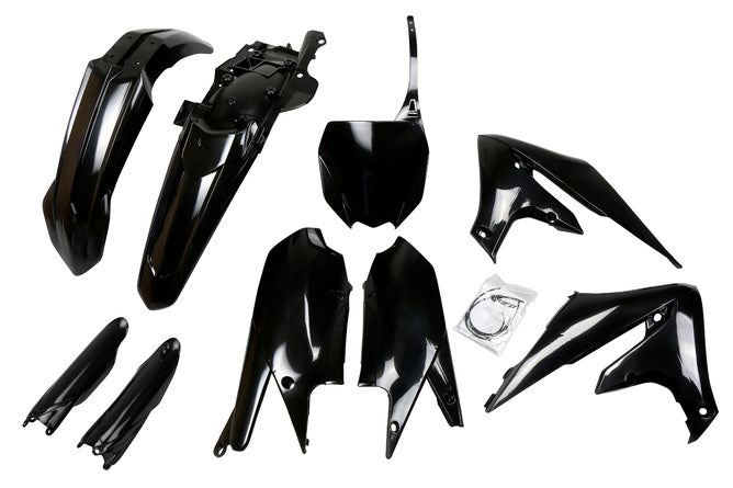 Plastkit med gaffelskydd Yamaha YZF efter 2018 UFO svart