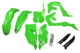 Plastic Kit with fork guards Kawasaki KX after 2019 UFO green
