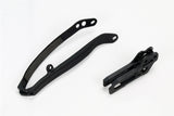 Chain Guide / Swingarm Slider Set Yamaha YZ 125 / 250 2009-2014 black UFO