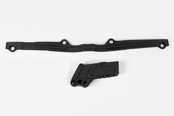 Chain Slider / Swingarm Slider Set Kawasaki KX 125 / 250 2003-2008 svart