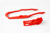 Chain Slider / Swingarm Slider Set Honda CR 125 / 250 2005-2006 red