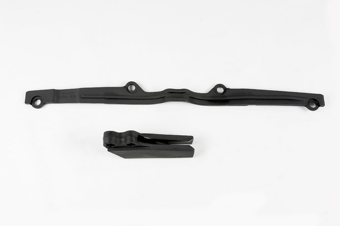 Chain Slider / Swingarm Slider Set Kawasaki KX 125 / 250 1997-2002 svart