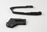 Chain Guide / Swingarm Slider Set Suzuki RM 125 / 250 1999-2000 black UFO