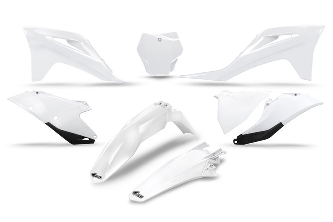 Plastset Gasgas MC / MC-F 2021-2023 efter 2021 UFO vit