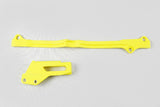 Chain Guide / Swingarm Slider Set Suzuki RM 125 / 250 2001-2008 yellow UFO