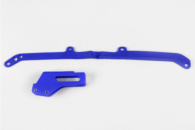 Kedjeledare / Swingarm Slider Set Yamaha YZF 250 / 450 2005 blå UFO