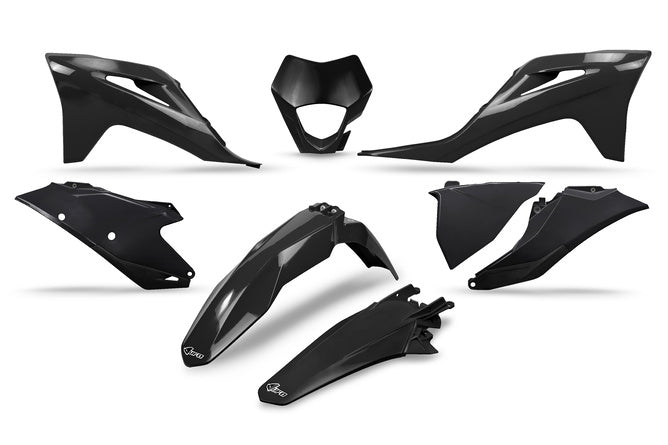 Plastkit Gasgas EC / EC-F 2021-2023 efter 2021 UFO svart