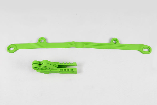 Kedjeskydd / Svängarmskydd Set Kawasaki KXF 250 / 450 2006-2008 grön