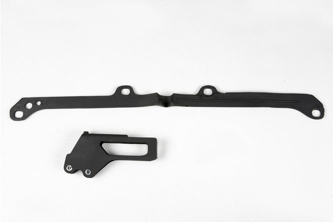 Kedjeskydd / Swingarm Slider Set Yamaha YZ 125 / 250 2003-2004 svart UFO