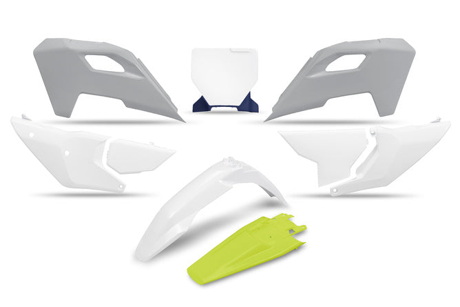 Plastkit Husqvarna TC / FC efter 2023 UFO neon gul